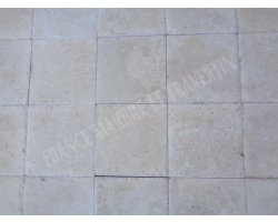 Travertin Beige Clair 20x20 1,2 cm Brossé 2