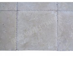 Travertin Beige Clair 20x20 1,2 cm Brossé 2