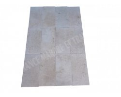 Travertin Beige Clair 20x40 1,2 cm Brossé 2