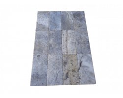 Travertin Silver 20x40 1,2 cm Brossé 2