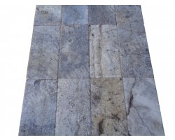Travertin Silver 20x40 1,2 cm Brossé 2