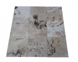 Travertin Philadelphia 40x40 1,2 cm Brossé 2