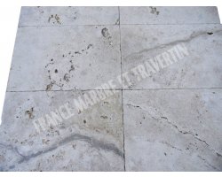 Travertin Beige Nuance 40x60 3 cm Sablé 2