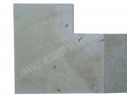 Travertin Beige 3C Margelle Rentrant 61x61 3 Arrondi 2