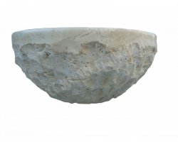 Travertin Beige Vasque Bol 20 cm Éclate  2