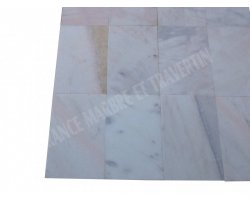 Marbre Blanc Bianco Rosa 30x45x1,2 cm Poli 2