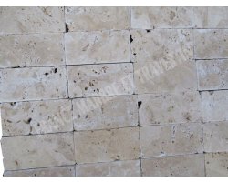 Travertin Beige Clair 7,5x15 cm Antique  2