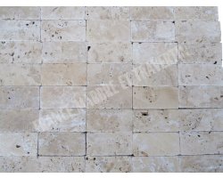 Travertin Beige Clair 7,5x15 cm Antique  2