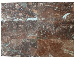 Marbre Rouge Tiger Foncé 30x60x2 cm Poli 2