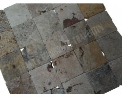 Travertin Carbien 10x10 cm Antique  2