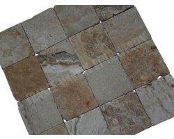 Travertin Jaune Valencia Scabas 20x20 cm Antique 2