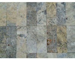 Travertin Silver 7,5x20 cm Antique  2