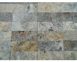 Travertin Silver 7,5x20 cm Antique  2