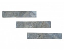 Travertin Silver Plinthe 40,6x7,5 cm Antique  2