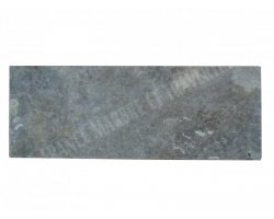 Travertin Gris Silver Plinthe 20,3x7,5x1,2 cm Antique