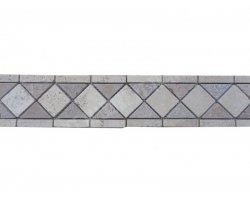 Travertin Frise Beige & Noce 28x11 cm  2