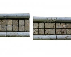 Travertin Frise Mouleur Beige &  Jaune 30x8 cm 2