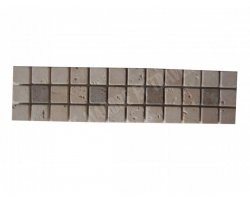 Travertin Frise 2,3x2,3 cm Classique & Noce 30x5 cm