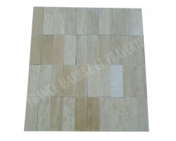 Travertin Beige Clair Veine 7,5x20 cm Adouci 2