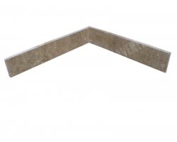 Travertin Beige Clair Plinthe 40,6x8 cm Adouci 2