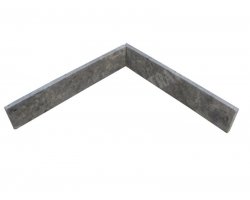 Travertin Silver Plinthe 40,6x8 cm Adouci 2