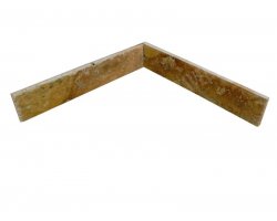 Travertin Jaune Plinthe 40,6x8 cm Brossé 2