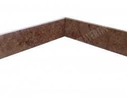 Travertin Rose Plinthe 40,6x8 cm Adouci 2