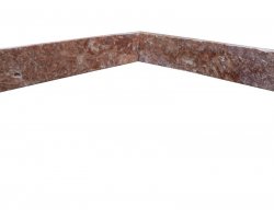 Travertin Rose Plinthe 40,6x7,5 cm Antique  2
