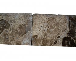 Travertin Walnut Plinthe 40,6x8 cm Brossé 2