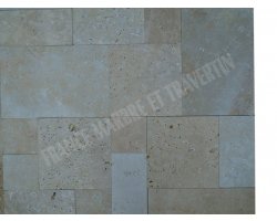Travertin Beige Nuance Mini Opus Romain 1,2 cm Antique  2