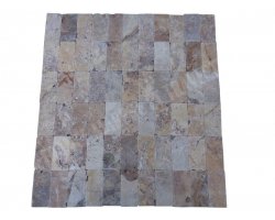 Travertin Jaune Scabos 7,5x15 cm Antique 2