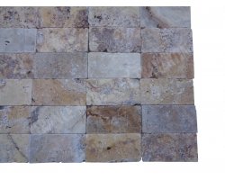 Travertin Jaune Scabos 7,5x15 cm Antique 2