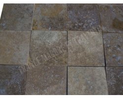 Travertin Walnut 20x20 cm Adouci 2