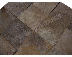 Travertin Walnut 20x20 cm Adouci 2