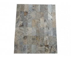 Travertin Silver 7,5x15 cm Adoucie 2