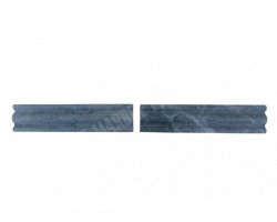Marbre Vert Double Pencil Moulure 30x7 cm Adouci 2