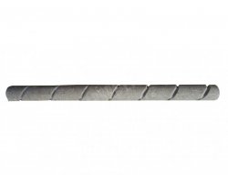 Marbre Vert Moulure Pencil Corde 30x2 cm Adouci