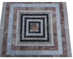 Marbre Mixte Rosace 80x80 cm Antique  2