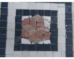 Marbre Mixte Rosace 80x80 cm Antique  2