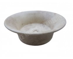 Travertin Classique Vasque Pot Adouci 2