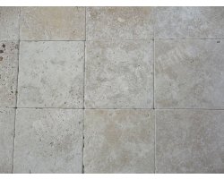 Travertin Beige Clair 20x20 1,2 cm Antique  2