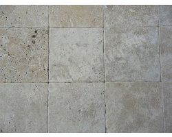 Travertin Beige Clair 20x20 1,2 cm Antique  2