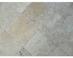 Travertin Beige Clair 20x20 1,2 cm Antique  2