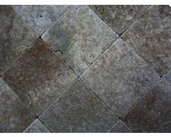 Travertin Walnut 20x20 1,2 cm Antique  2