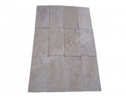 Travertin Beige Clair 20x40 1,2 cm Antique  2