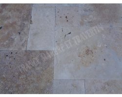 Travertin Beige Nuance Big Opus Romain 1,2 cm Antique 2