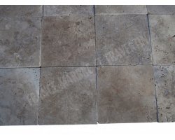 Travertin Walnut 20x20 2 cm Antique  2