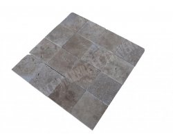 Travertin Walnut 20x20 2 cm Antique  2