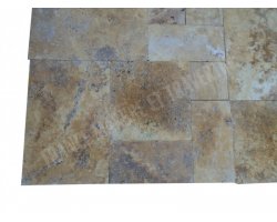 Travertin Jaune Opus Romain 1.2 cm Antique  2