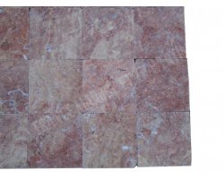 Travertin Rose 20x20 1,2 cm Antique 2